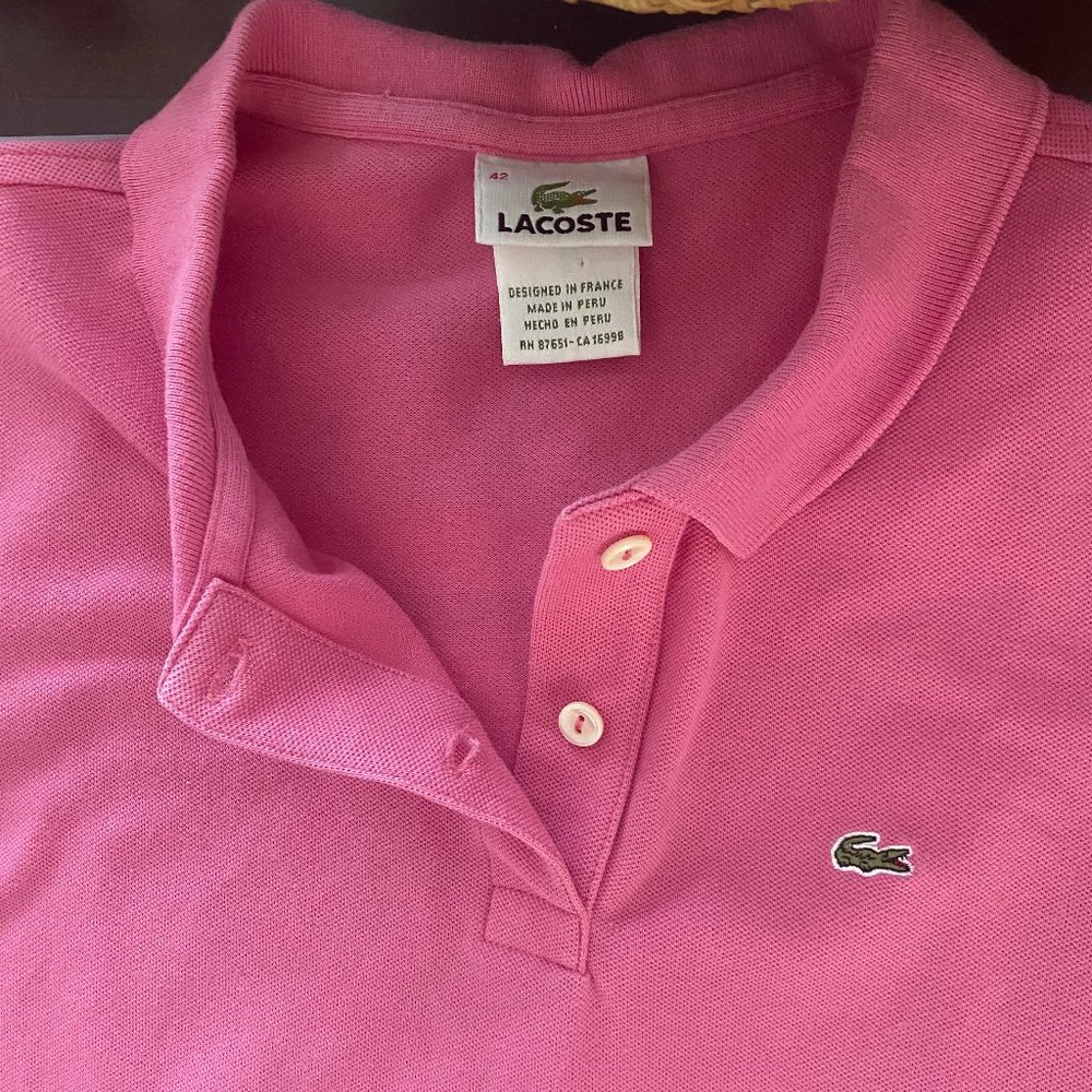 Lacoste- Women's Slim Fit Stretch Cotton Polo